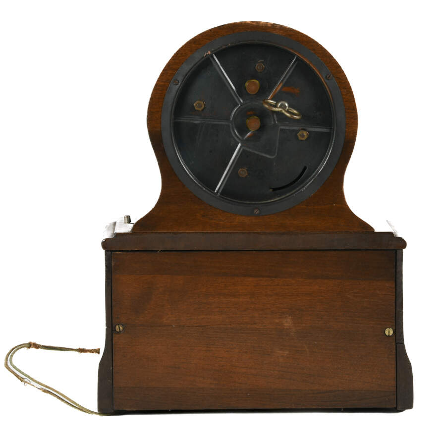 Antique "Dittco" Wooden Cased Electric Alarm Clock-10