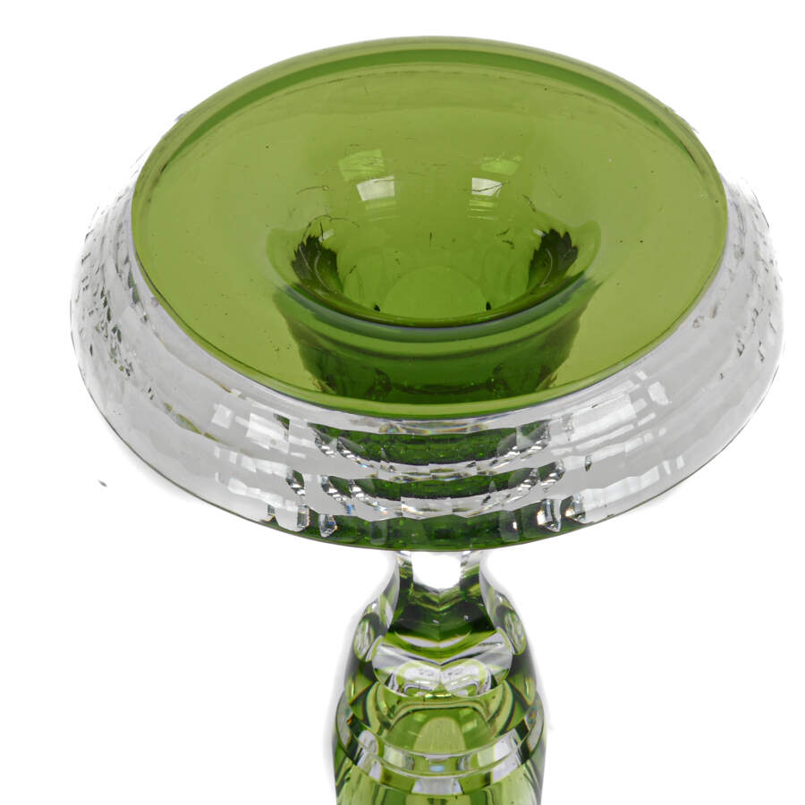 Bohemian Czech Three-Piece Console Bowl Set-5