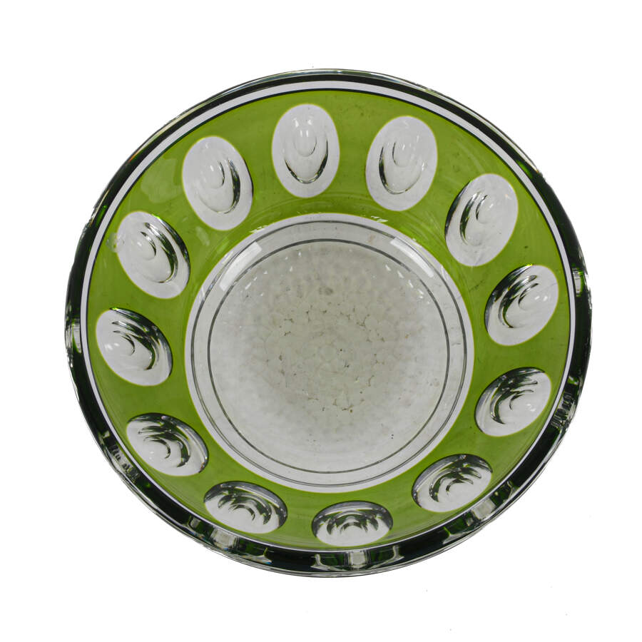 Bohemian Czech Three-Piece Console Bowl Set-2