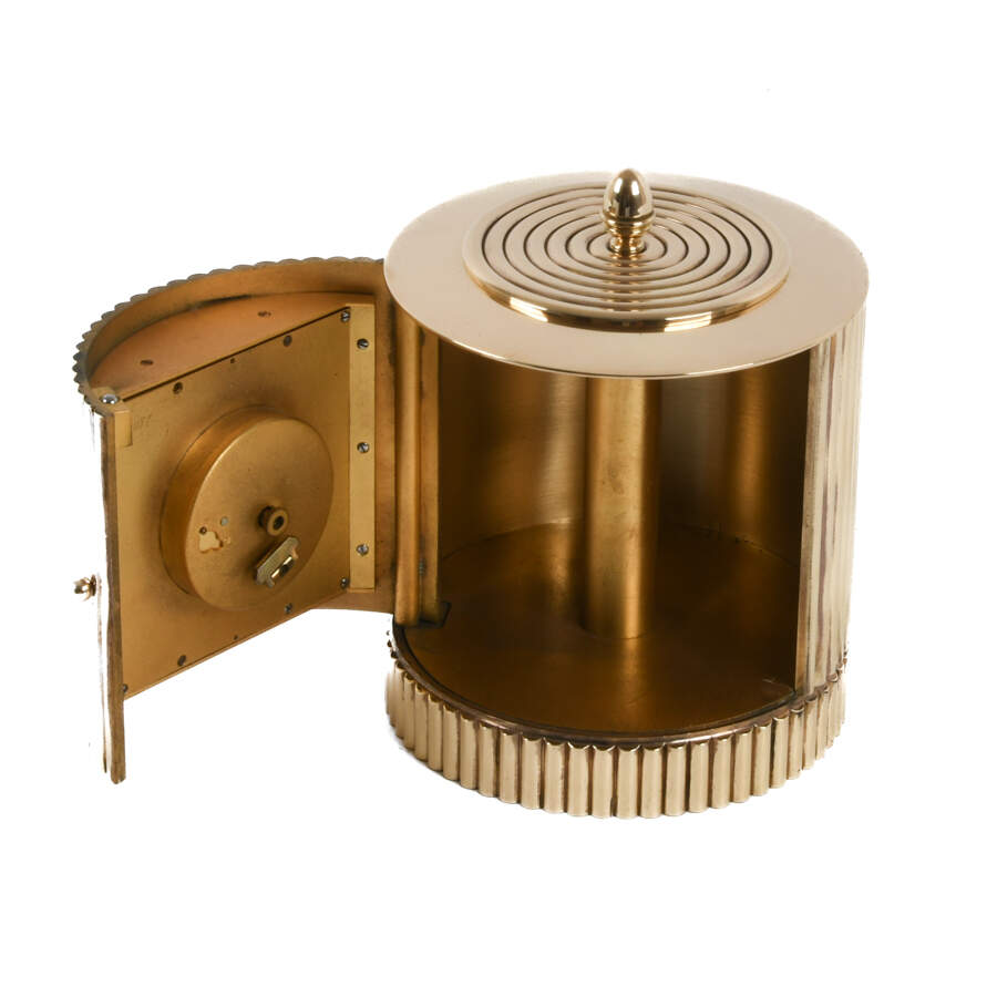 Mathey Tisot Circular Mechanical Desk Clock-6