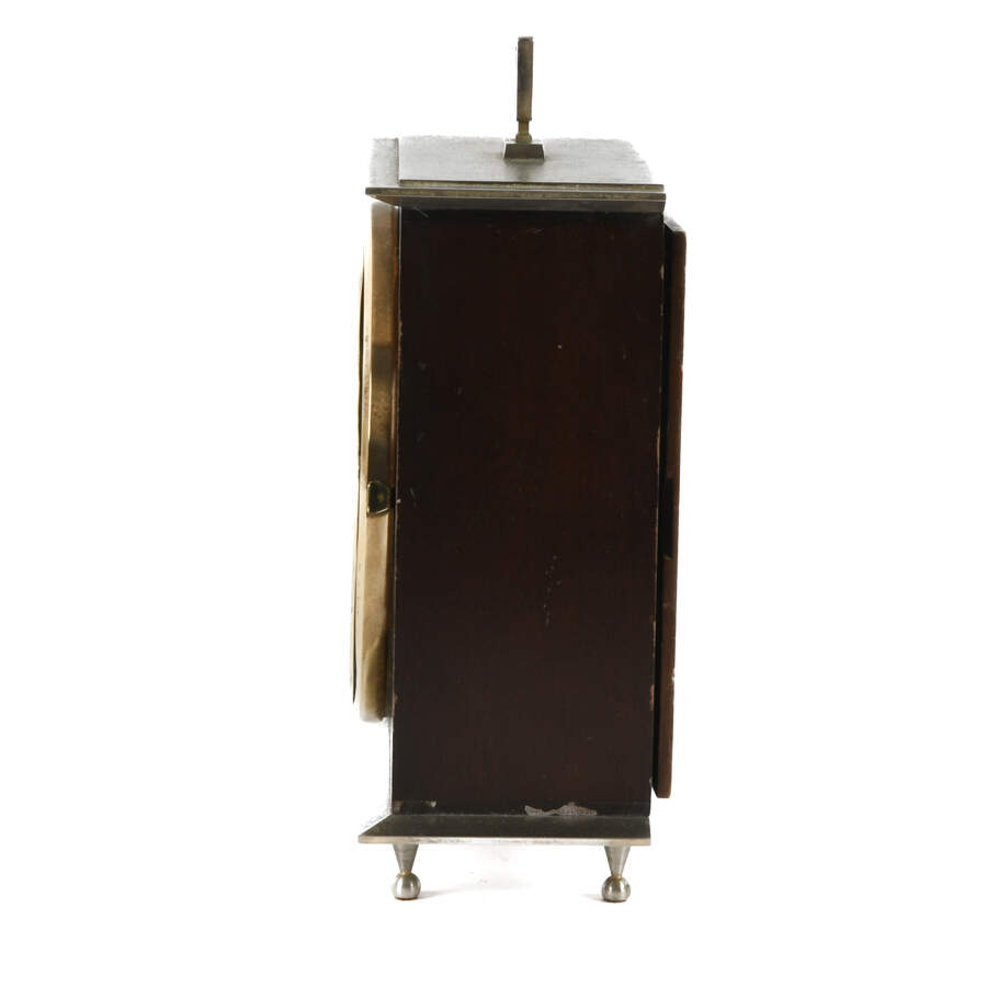 Mid-Century Modern Seth Thomas Mantel Clock with Franz Hermie Movement-2