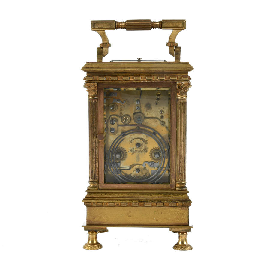 French Petite Sonnerie Carriage Clock-6