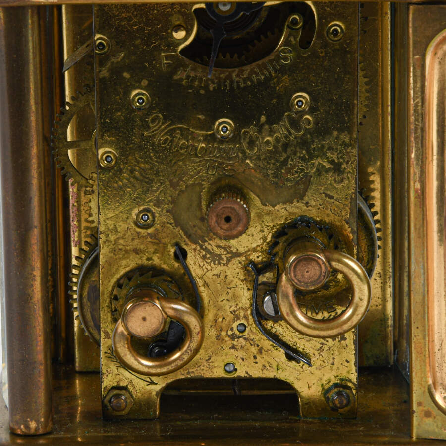 Miniature Waterbury Carriage Clock-5
