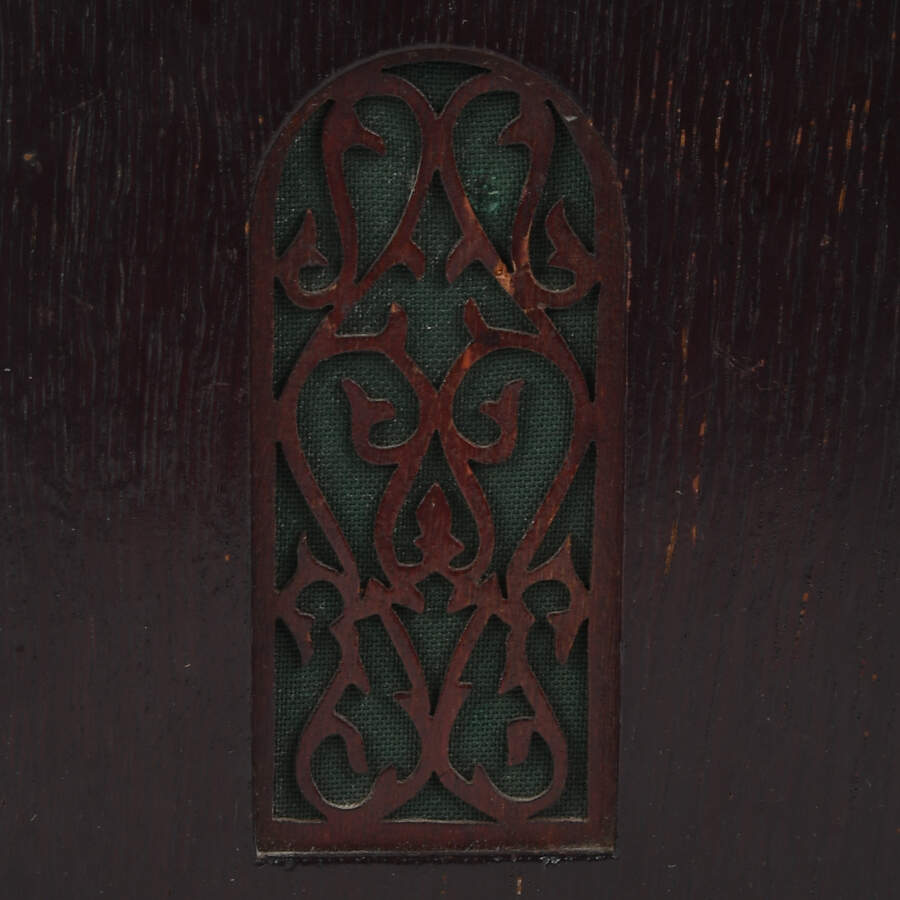 Henry Coehler German Wood Mantel Clock Case-5