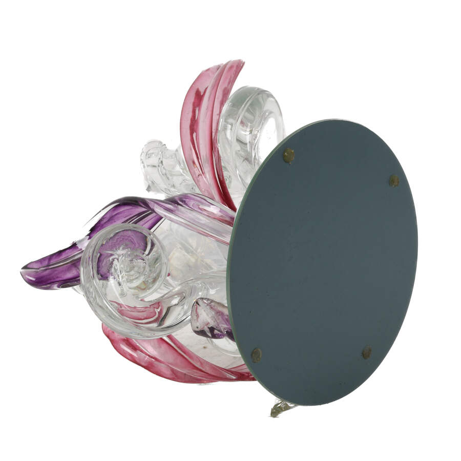 Abstract Studio Art Glass Candle Holder and Sculpture-7
