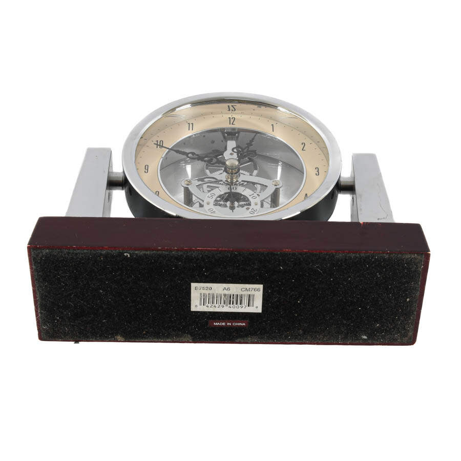 Art Deco-Style Bulova Largo Desk Clock-7
