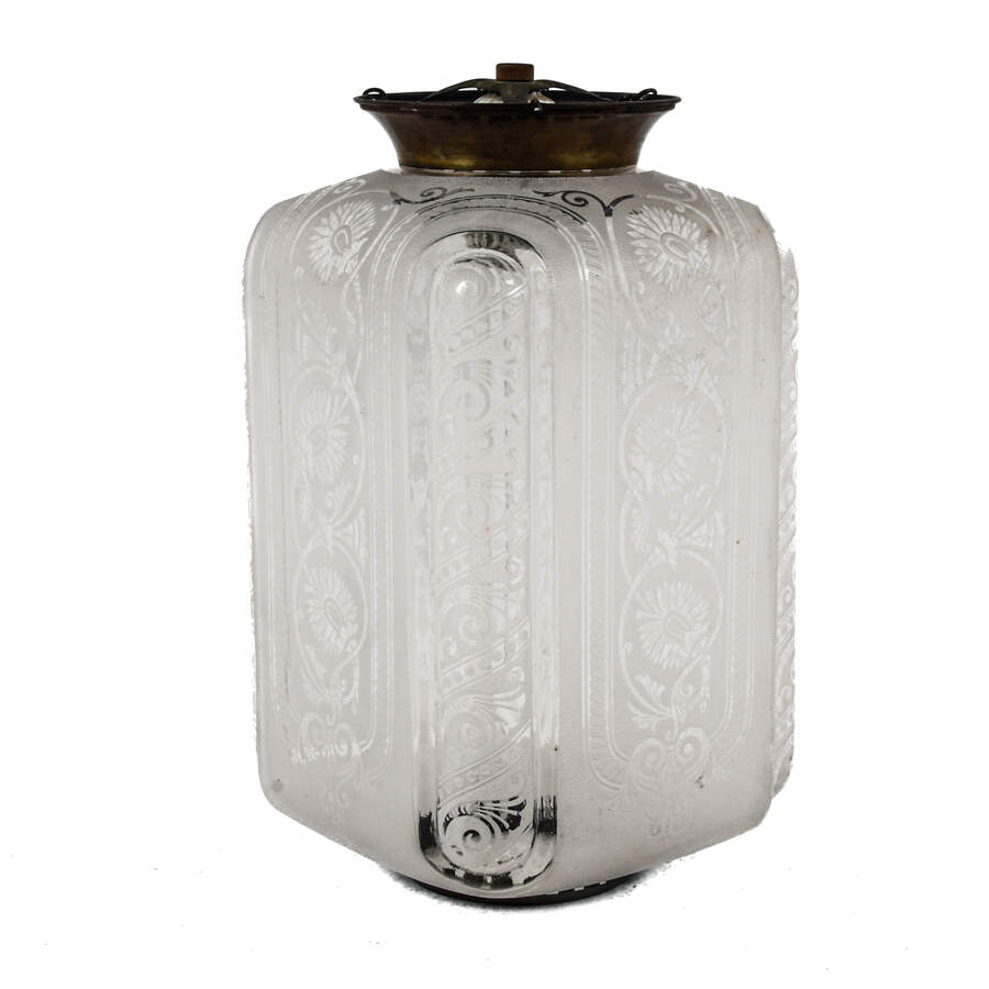 Antique Acid Etched Hanging Light-4