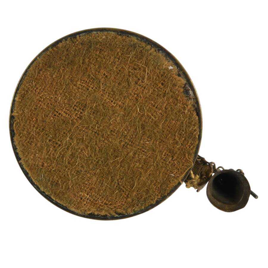 Antique Brass Chamberstick Candle Holder with Snuffer-8