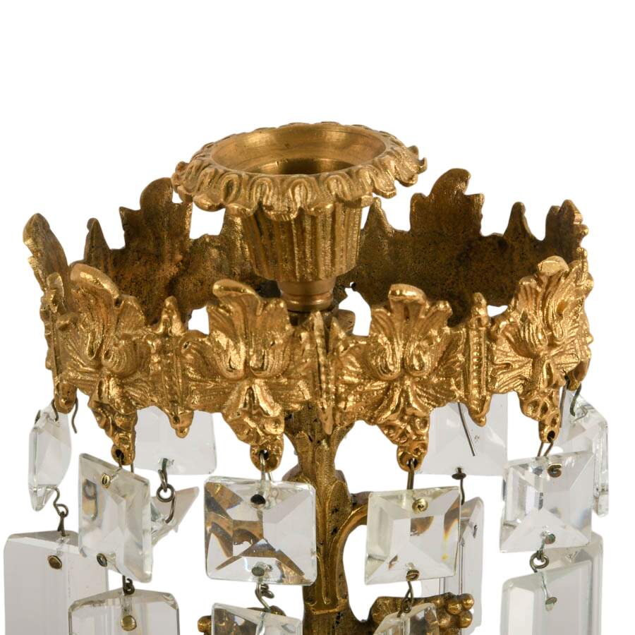 Three-Piece Antique Girandole Candelabra Set-2