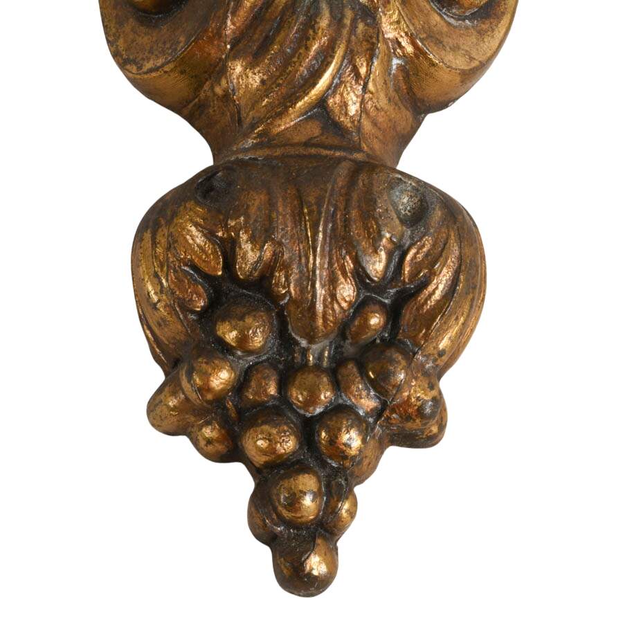 Antique Trio of French Louis XVI-Style Cherub Wall Candleholder-5
