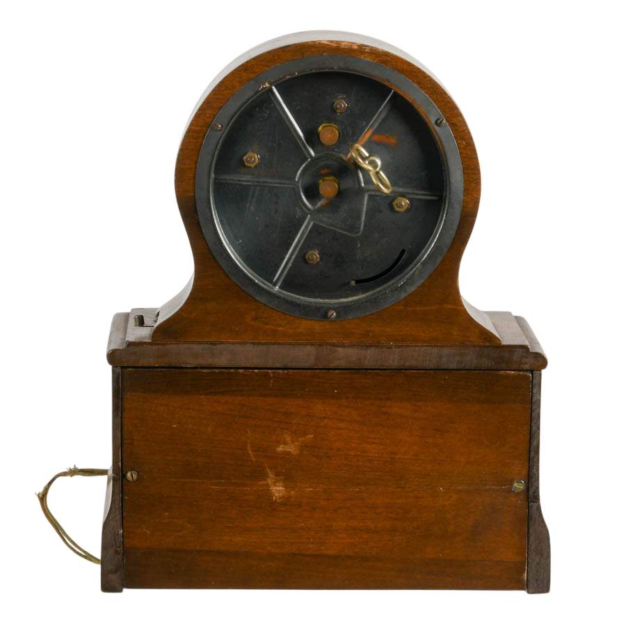 Antique "Dittco" Wooden Cased Electric Alarm Clock-6