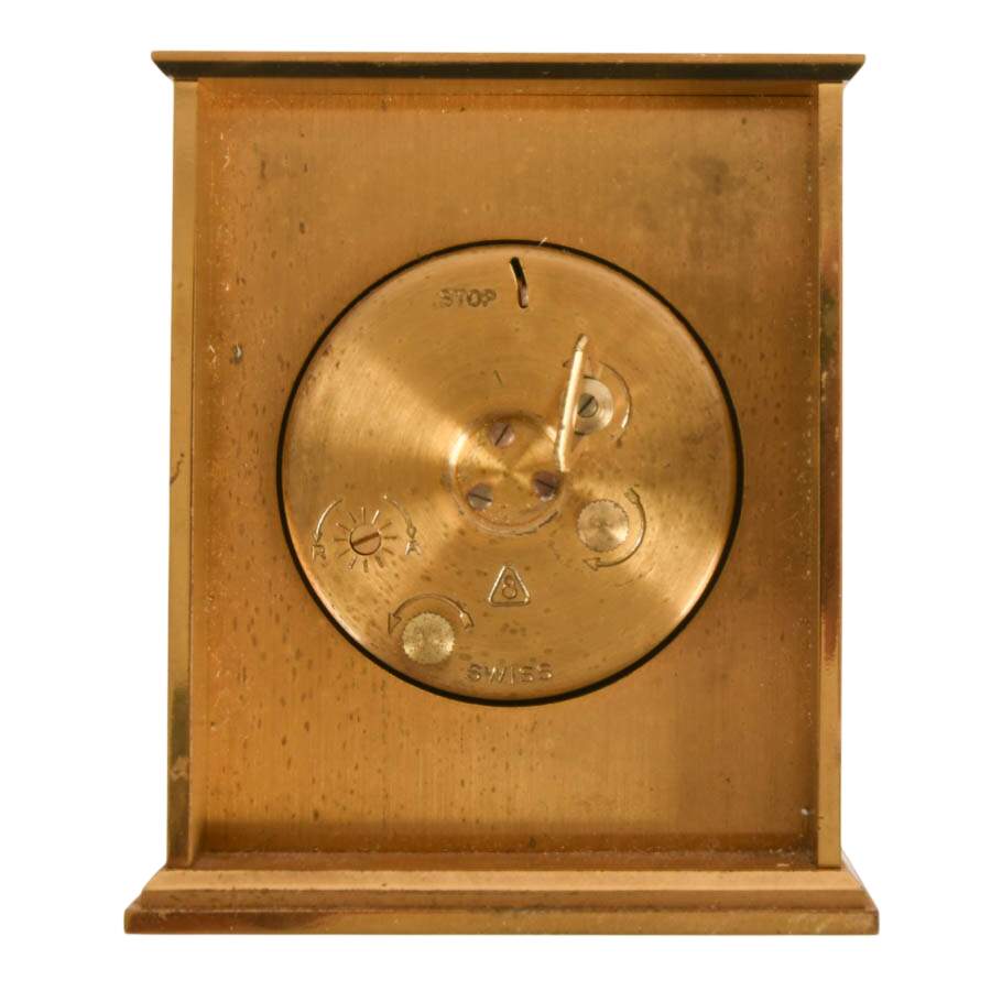 Cortland 8-Day Brass Alarm Carriage Clock-4