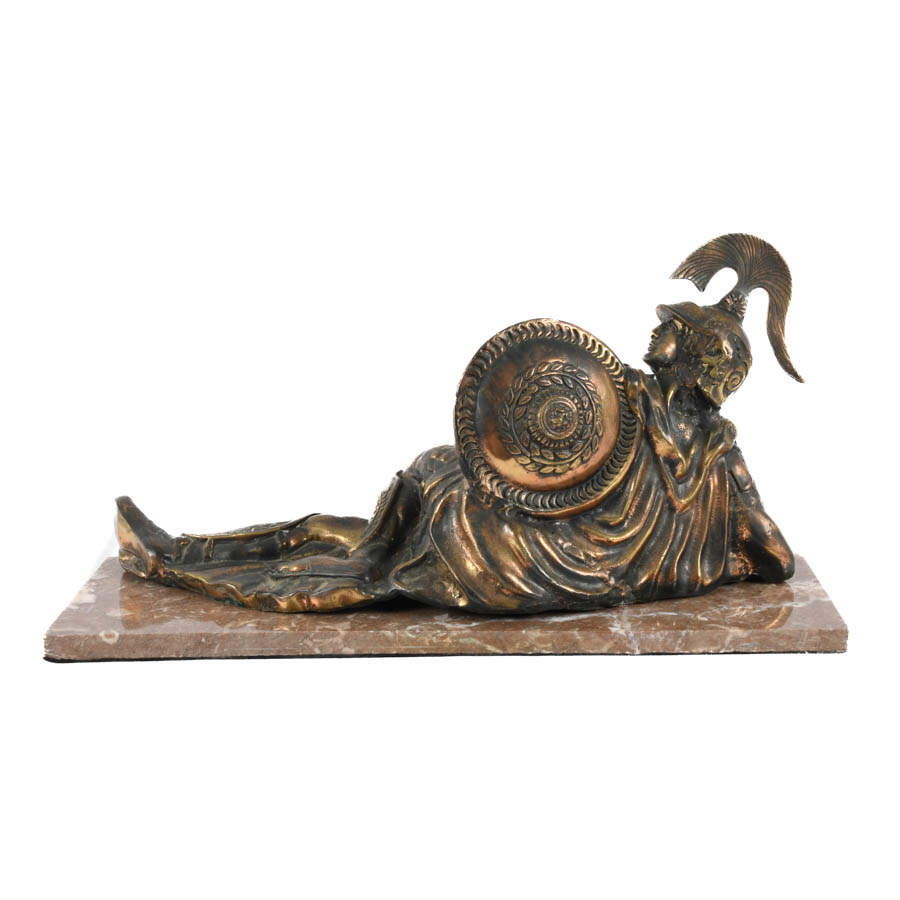 Achilles Greek Warrior Metal Statue-2