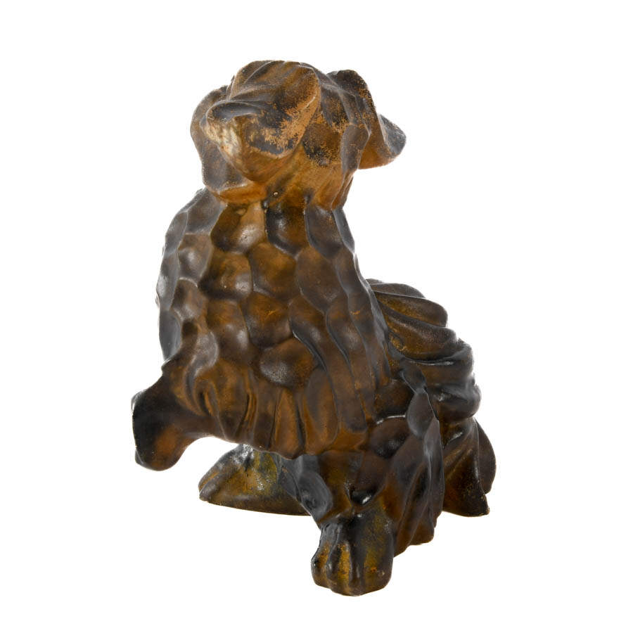 Mid-Century Modern Lucite Dog Sculpture-4