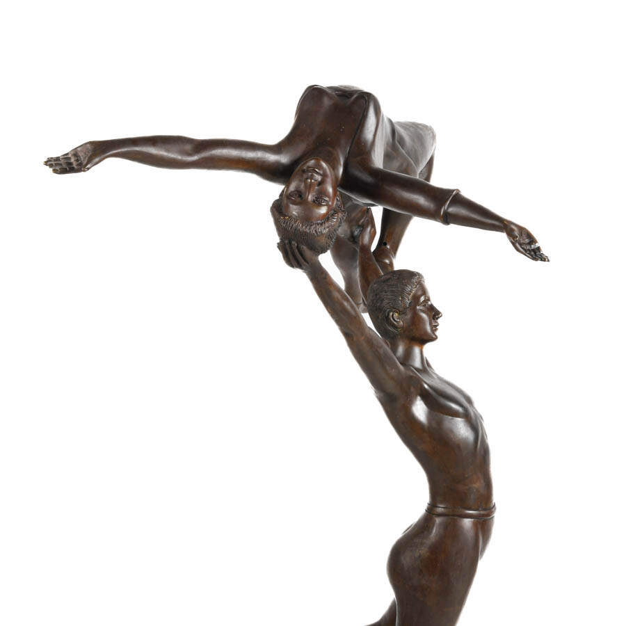 Bronze Sculpture Dancing Couple-7