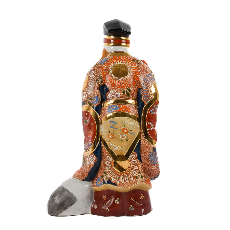 Japanese Kutani Ware Jurojin Figurine-6