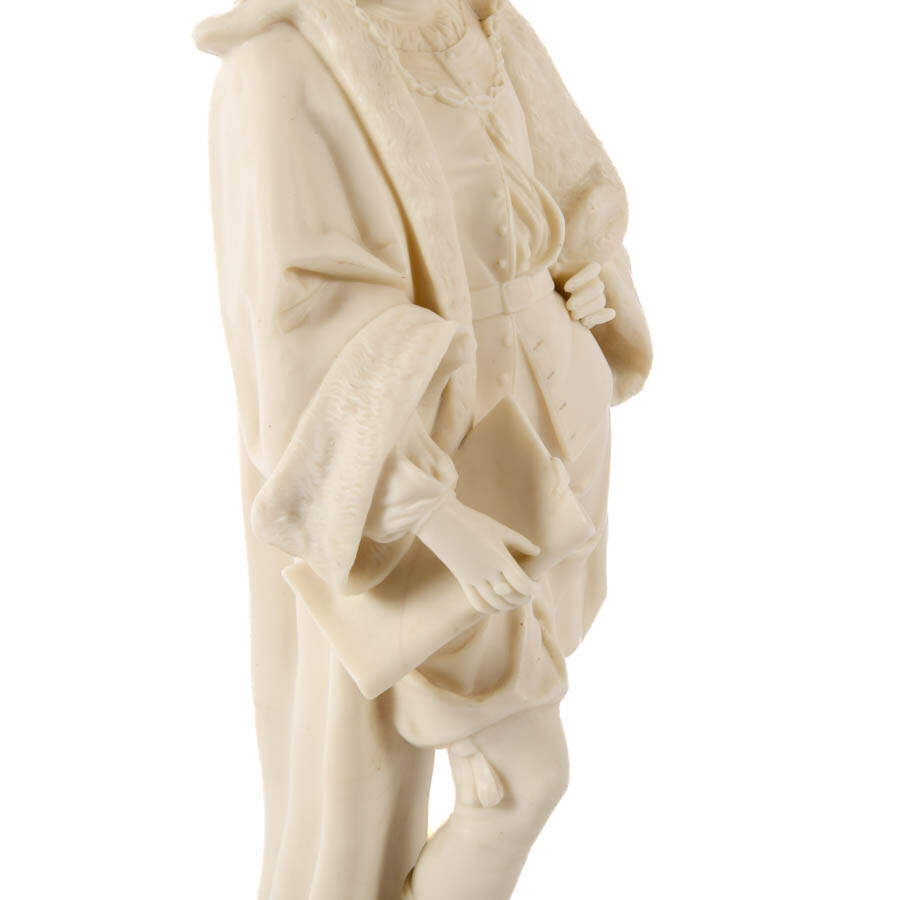 Antique Parian Ware Figure of Rembrandt-4