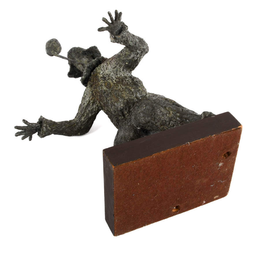 "Clowning Around" Clown Sculpture Signed Juliene-7