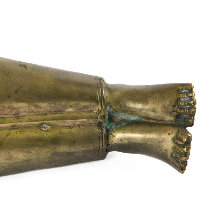 Large Brass Lounging Buddha Statue-5