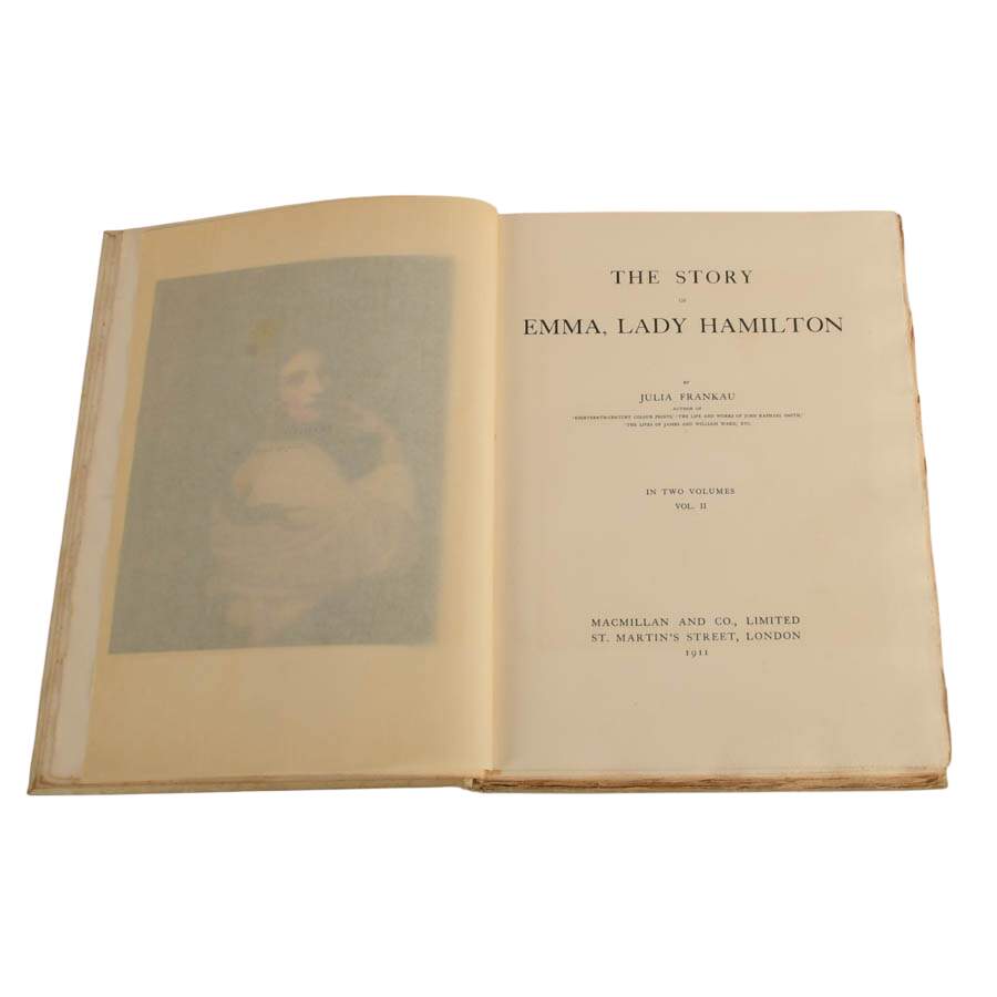 Story of Emma, Lady Hamilton, In Two Volumes Published by Macmillian & Co.-3
