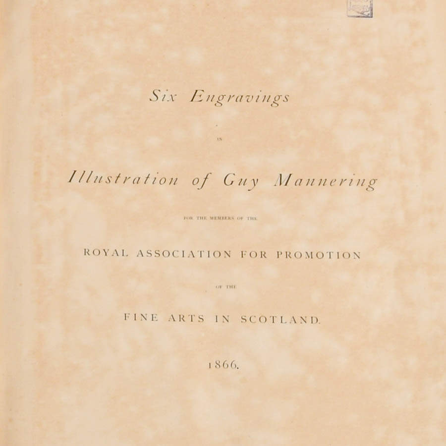 Guy Mannering for Members of the Royal Associations for Fine Arts-2