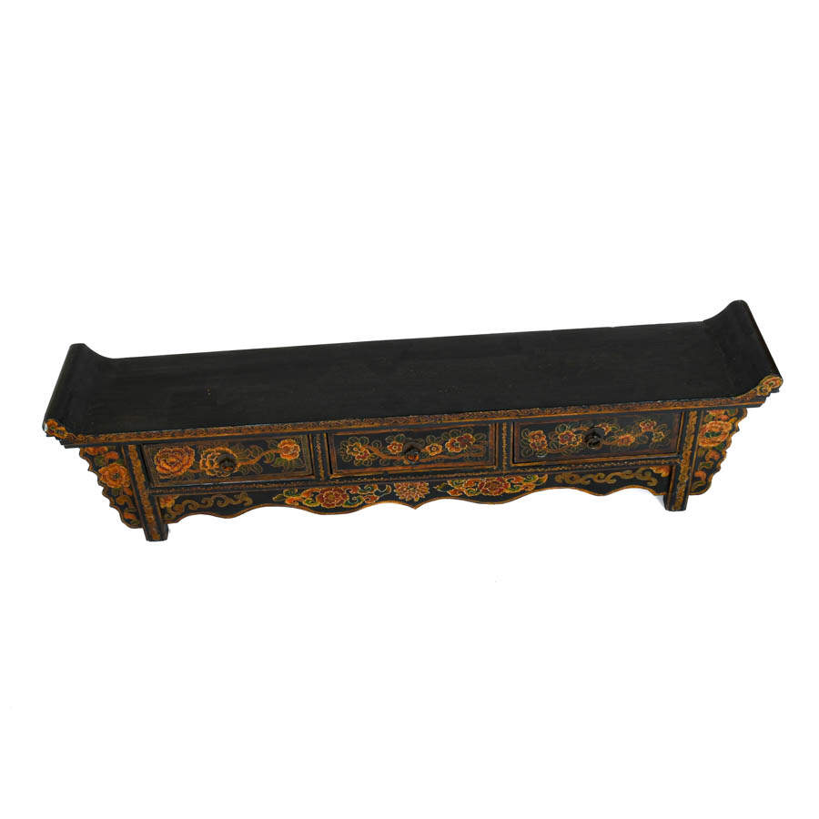 Chinese Wood Altar Cabinet-2