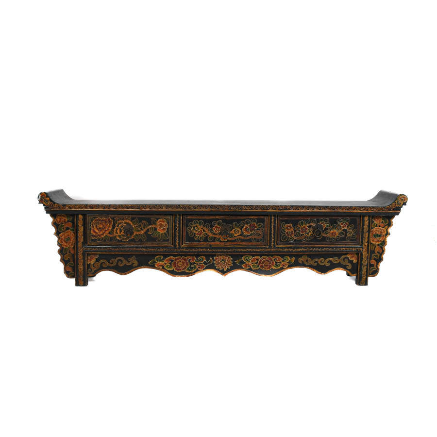 Chinese Wood Altar Cabinet-1