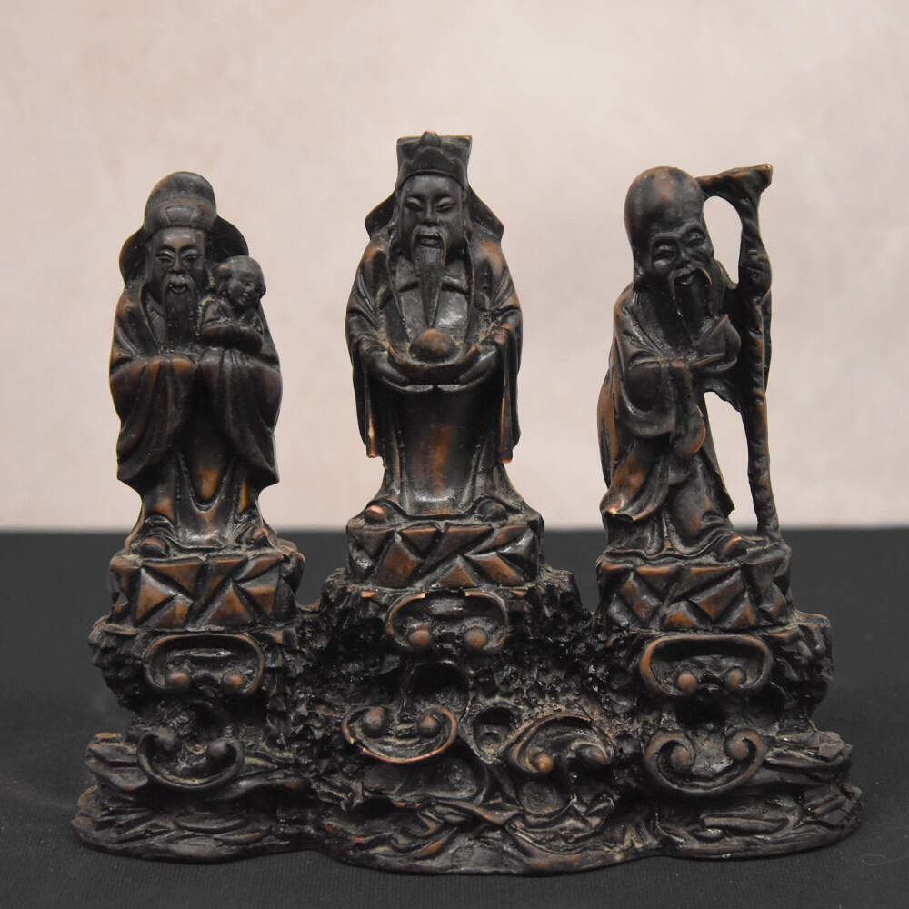 20th-Century Three Wisemen Resin Figurine-1