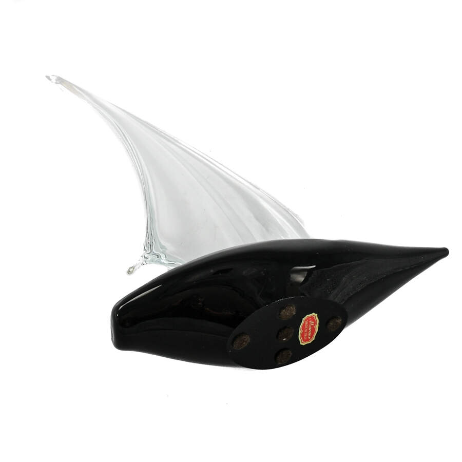 Italian Murano Art Glass Sail Boat-5