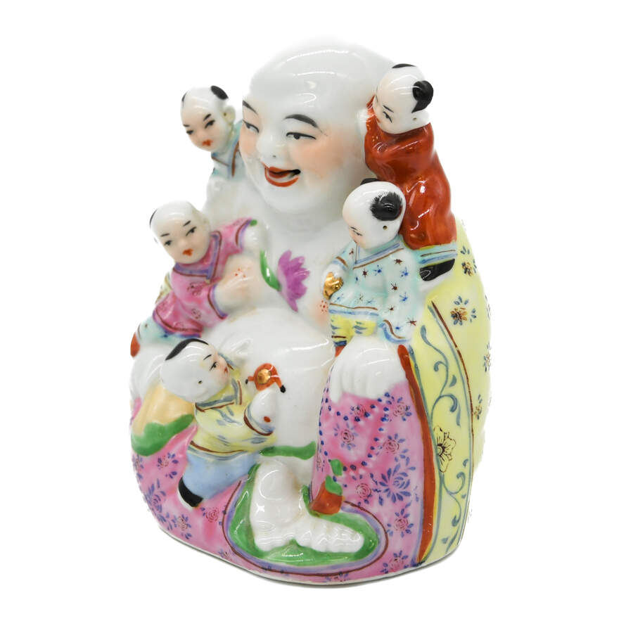 Chinese Porcelain Happy Buddha Figure-2