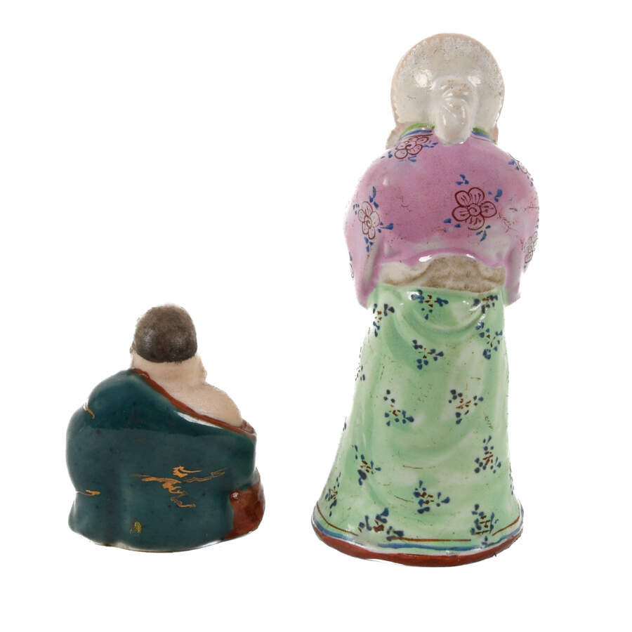 Group of Asian Pottery Spiritual Figurines-3