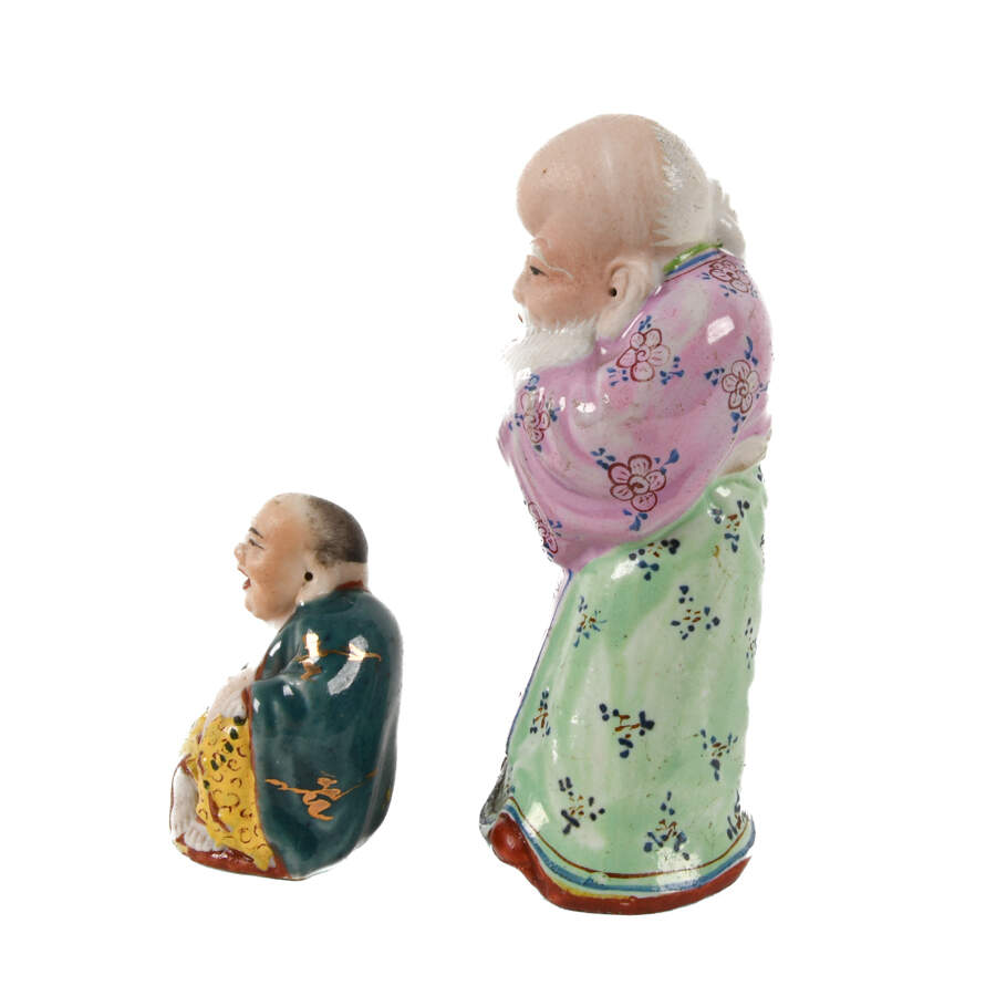 Group of Asian Pottery Spiritual Figurines-2