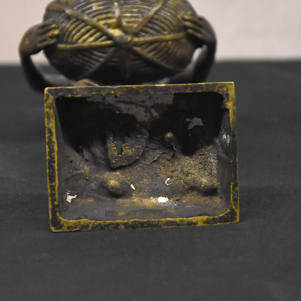 Bronze Blackamoor Basket Figure After Franz Xaver Bergman-7