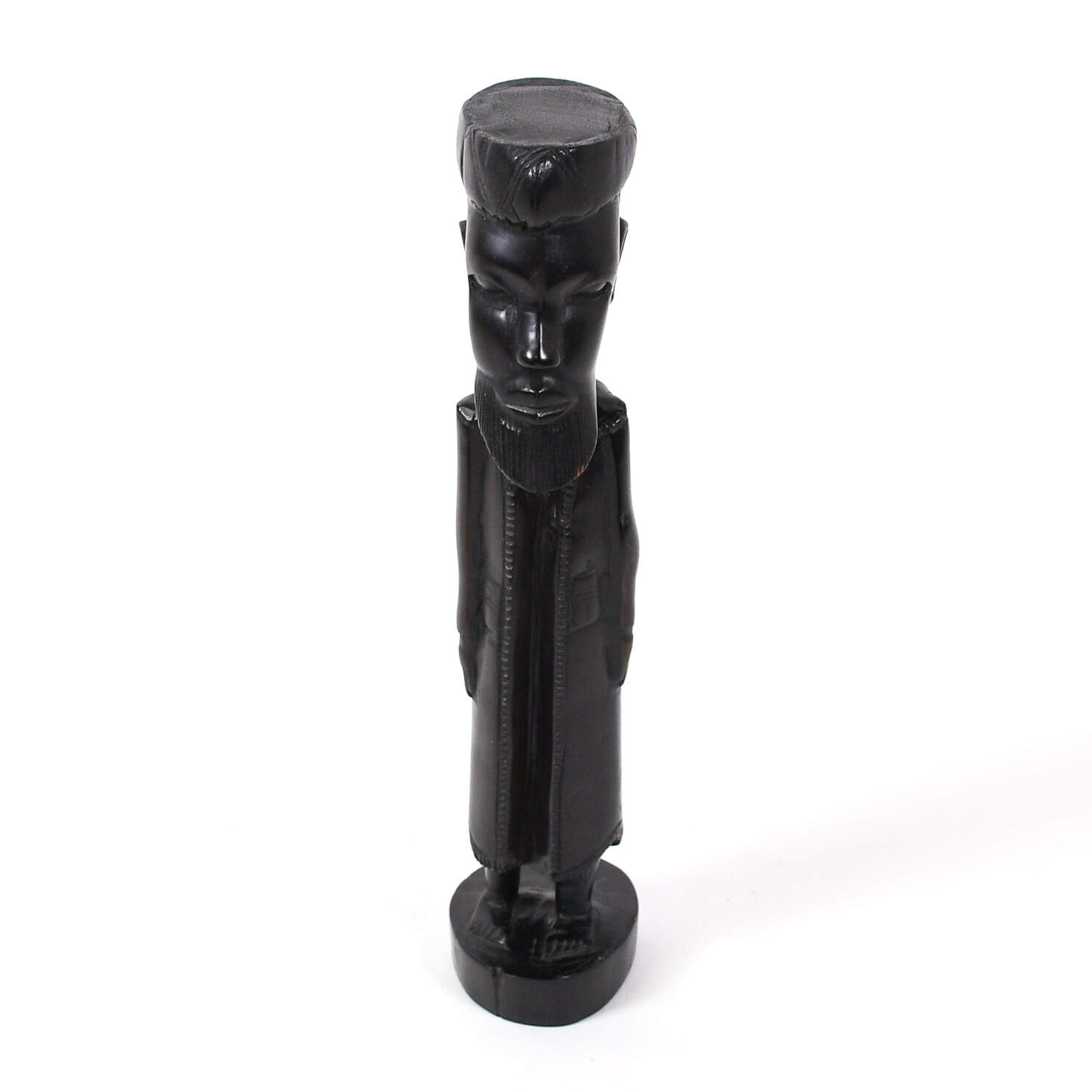 Dark Wood African Carved Figure-1