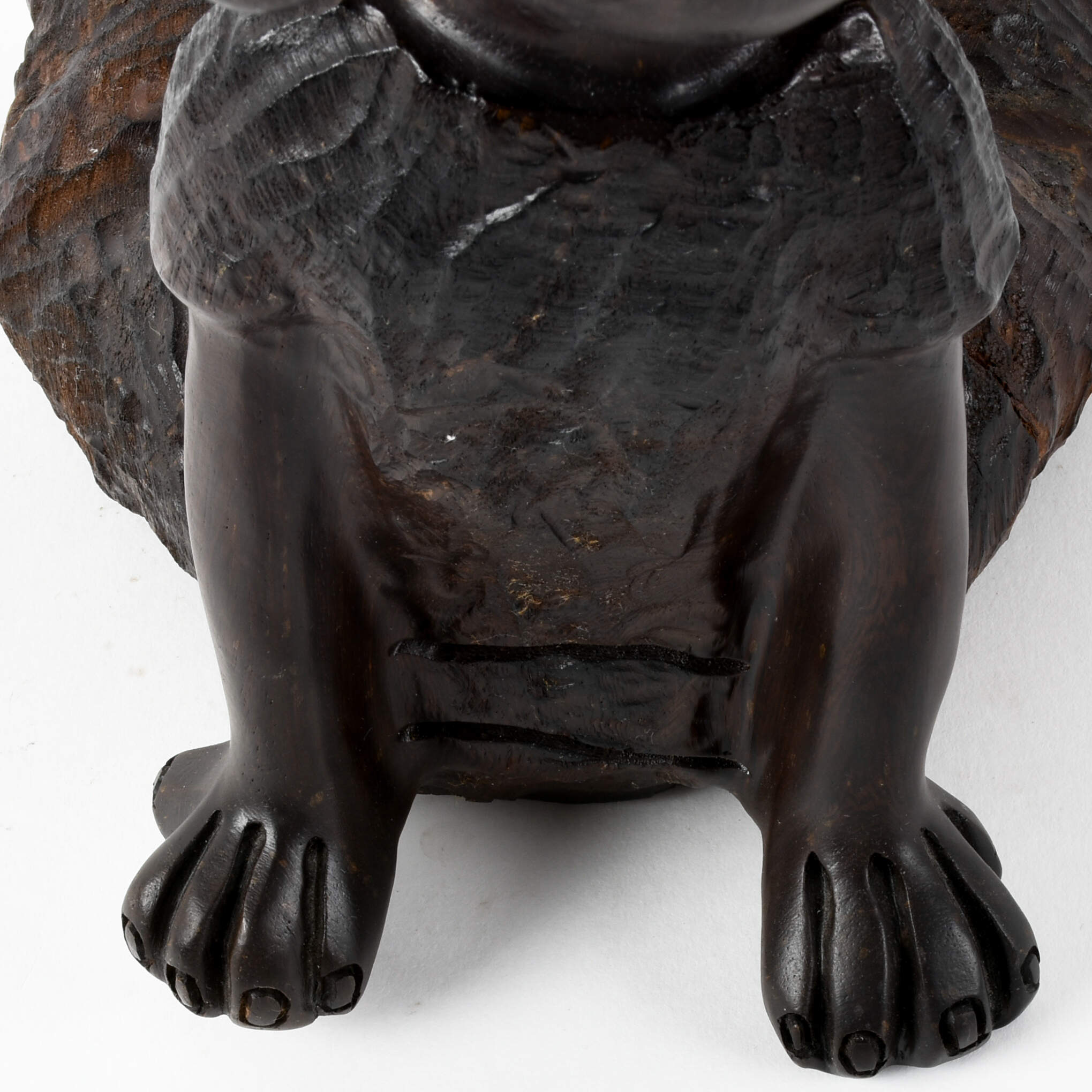 Carved Wood Americana Folk Art Statue-8