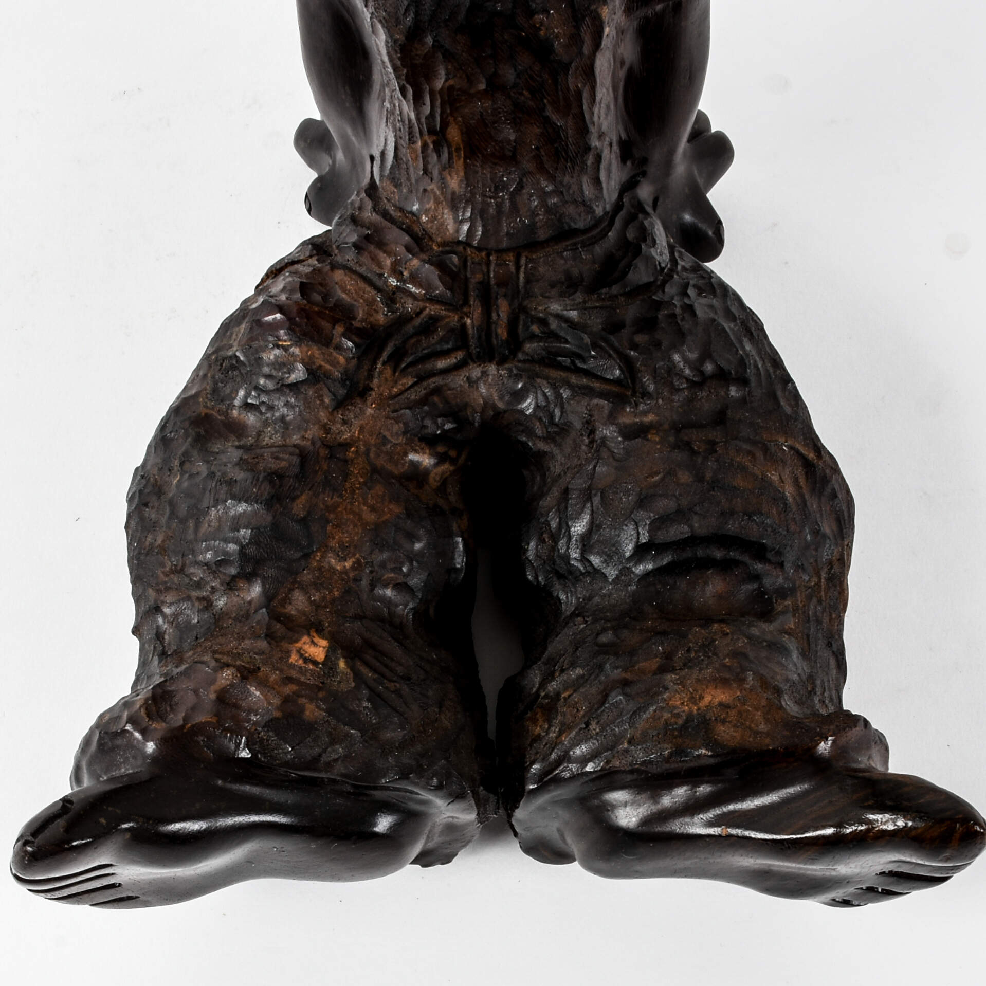 Carved Wood Americana Folk Art Statue-7