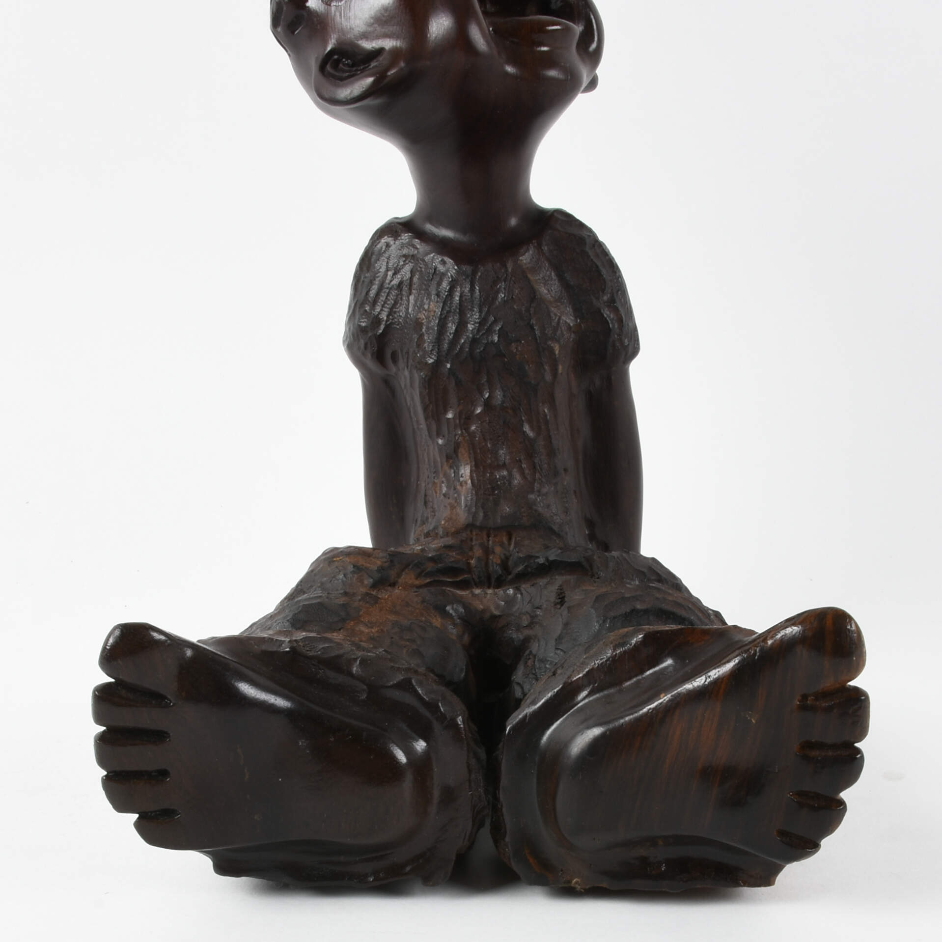 Carved Wood Americana Folk Art Statue-6