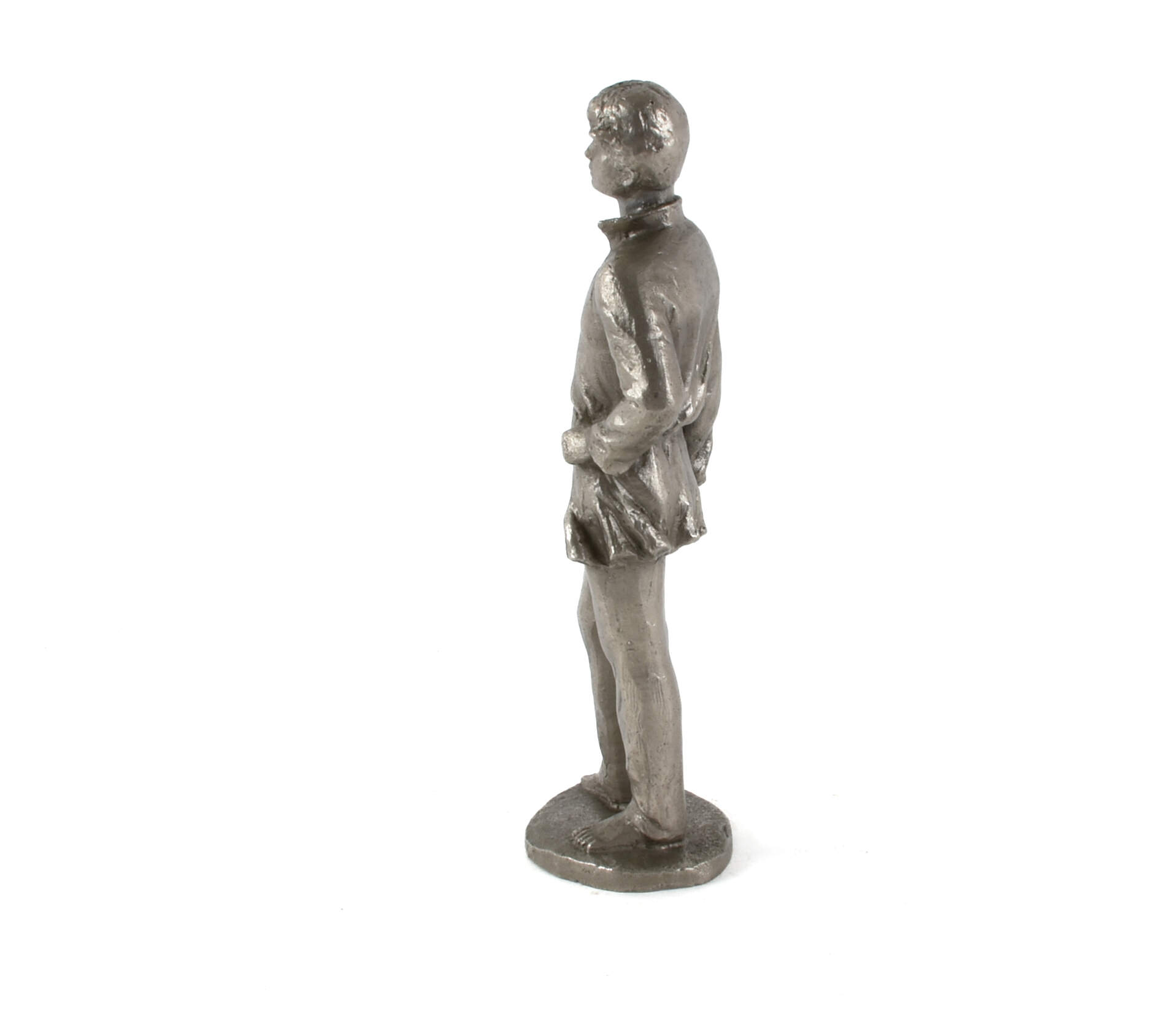 Mixed Metal Barefoot Young Man-2