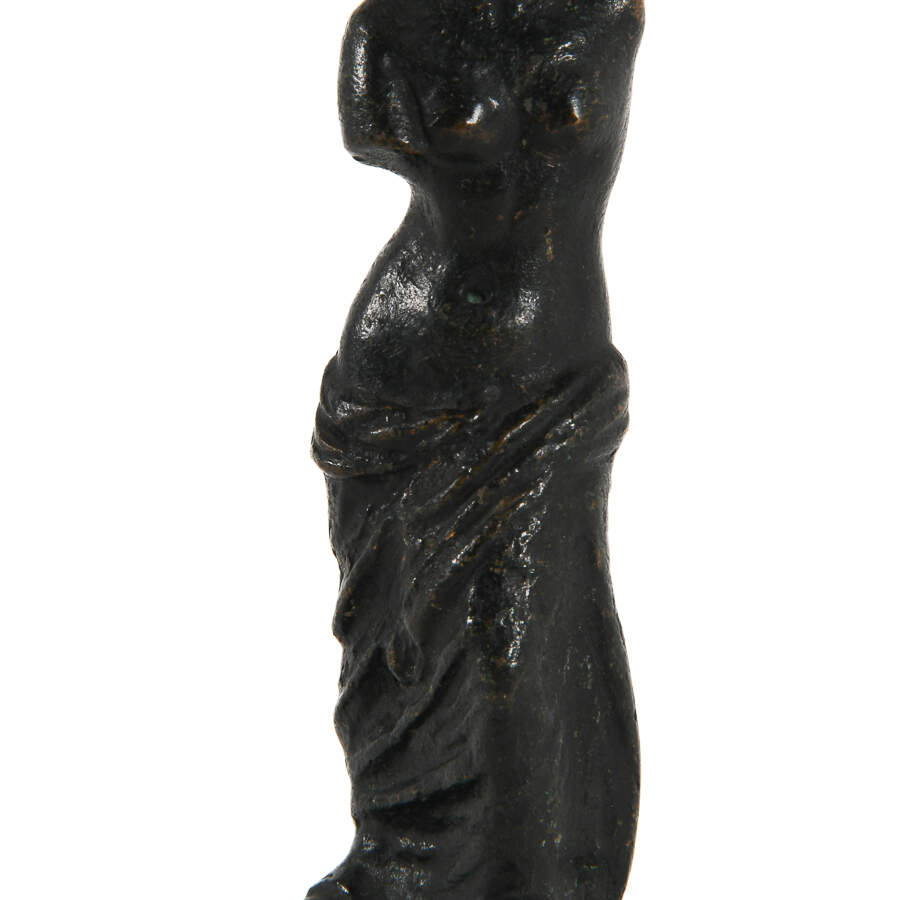 Miniature Metal Venus de Milo Sculpture-5