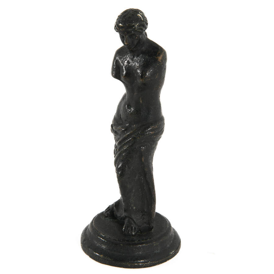 Miniature Metal Venus de Milo Sculpture-2
