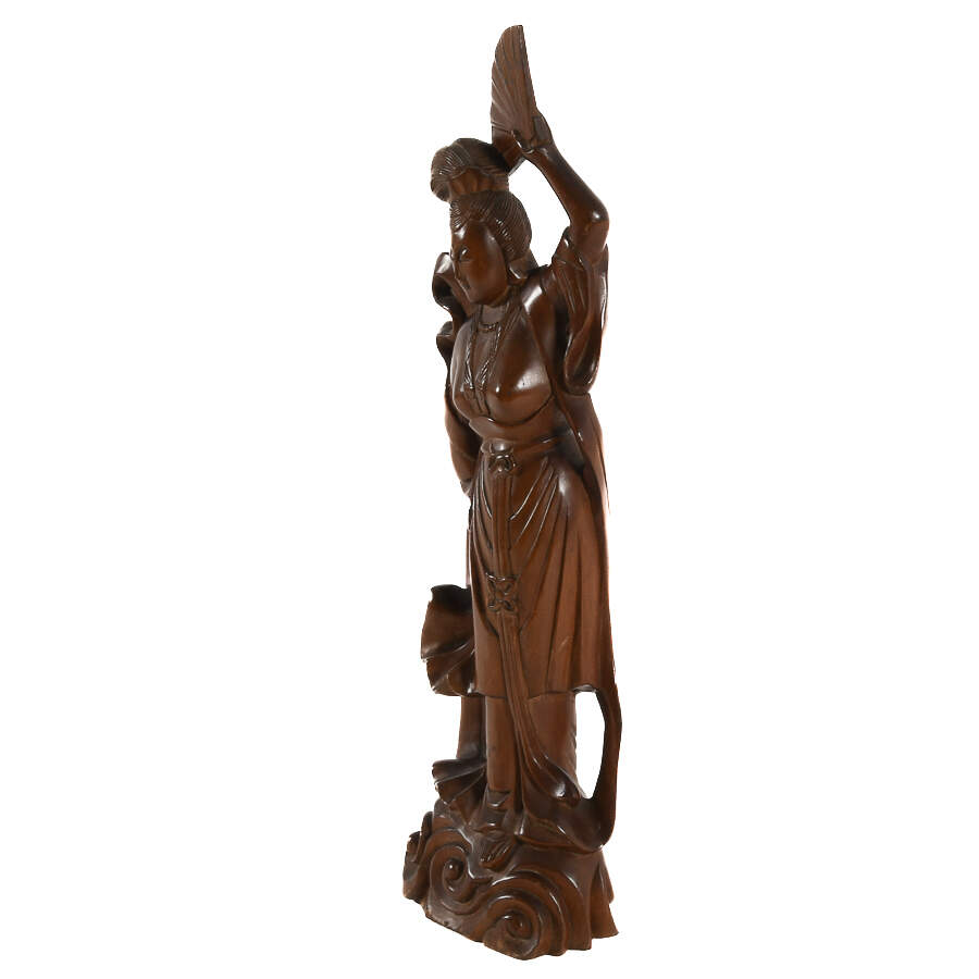 Antique Boxwood Asian Figure-2
