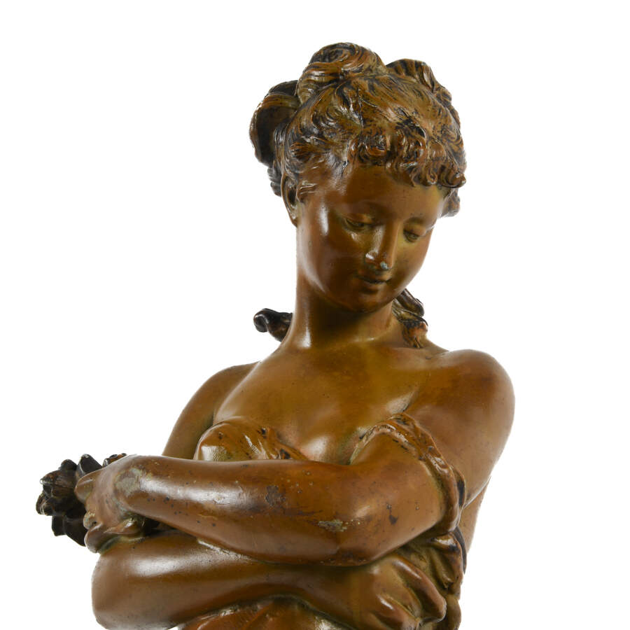 French "Le Printemps" Sculpture After Hippolyte Francois Moreau-5