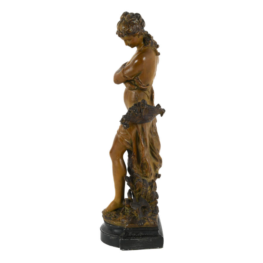 French "Le Printemps" Sculpture After Hippolyte Francois Moreau-2