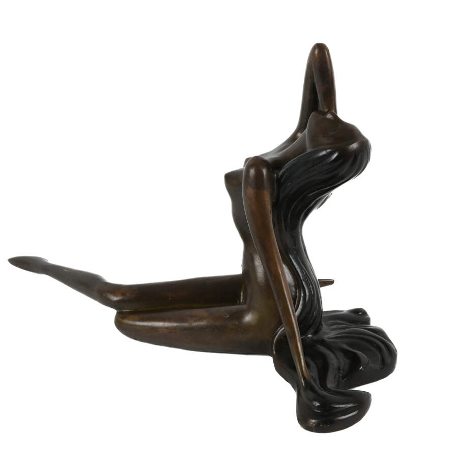 Reclining Bronze Nude Sculpture-7