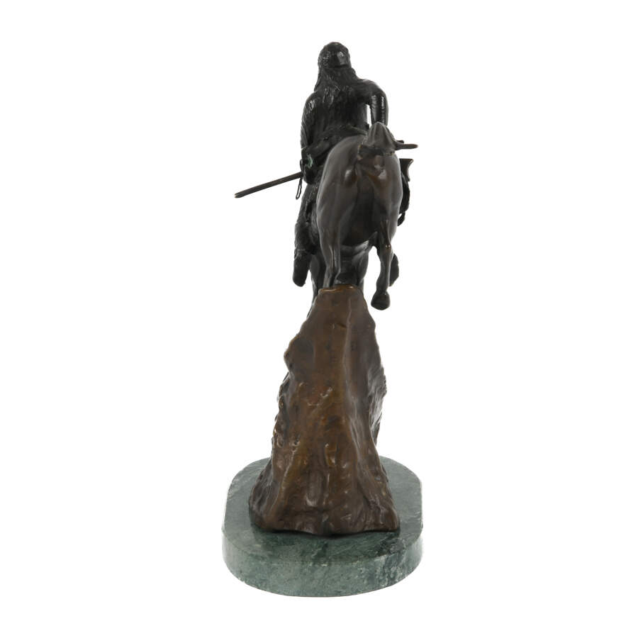 Bronze "The Mountain Man" Statue After Frederic Remington-4