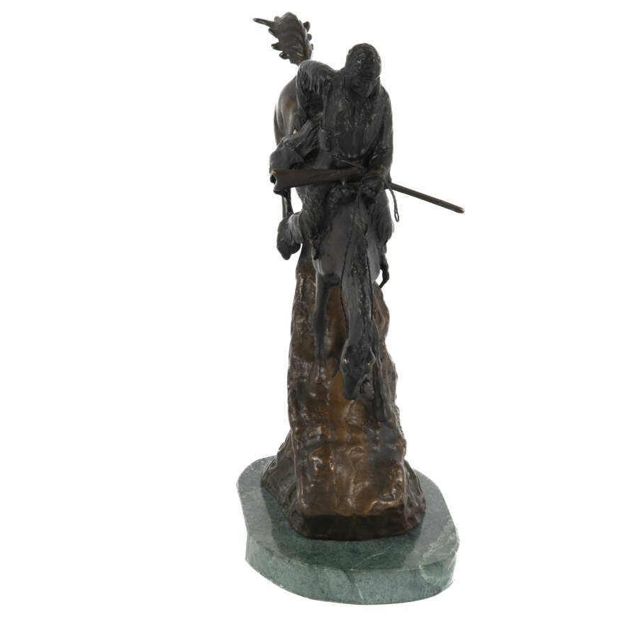 Bronze "The Mountain Man" Statue After Frederic Remington-1