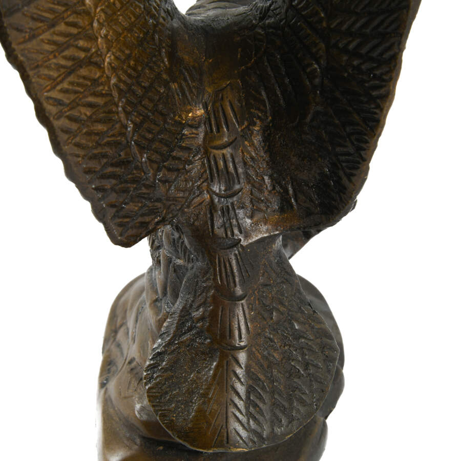 Bronze Landing Bald Eagle Statue-8