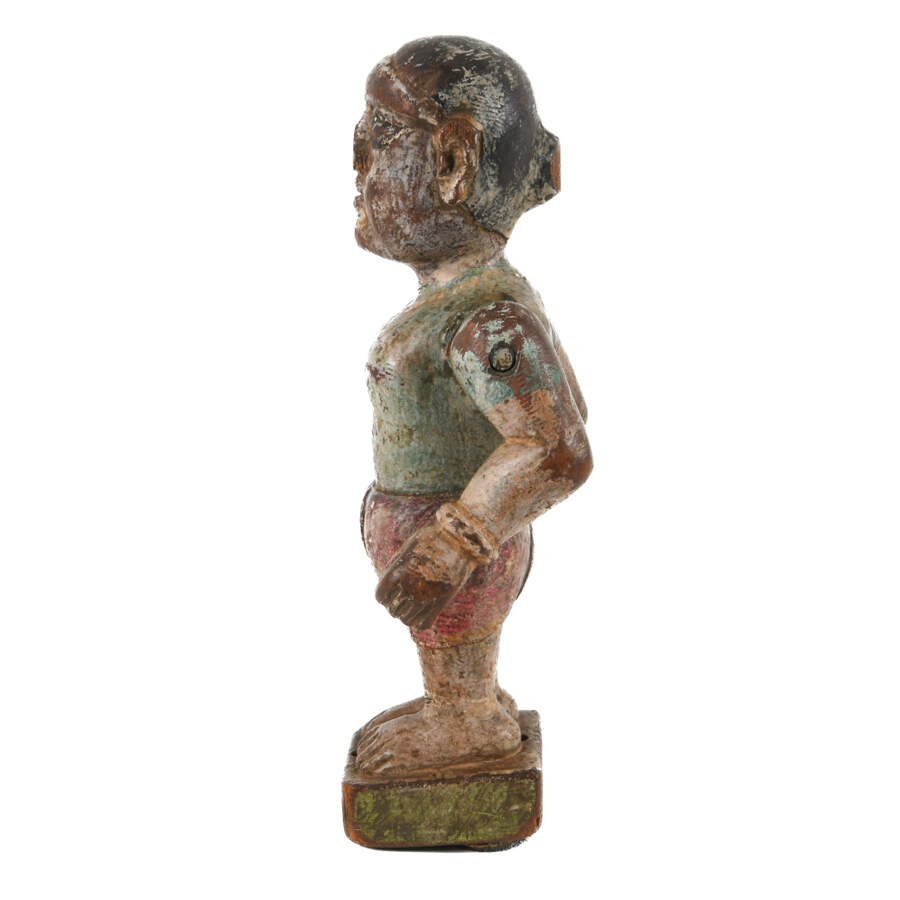 Antique Chinese Carved Wood Figure-2