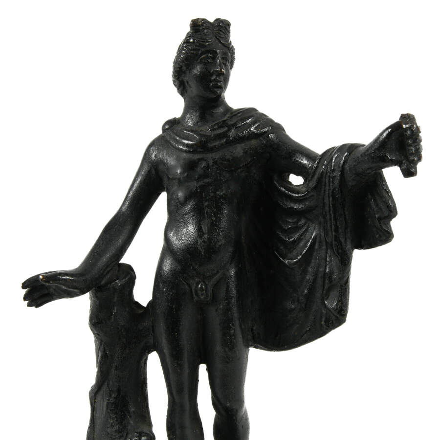 Antique Miniature Grand Tour Apollo del Belvedere Figure-5
