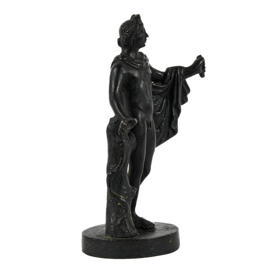 Antique Miniature Grand Tour Apollo del Belvedere Figure-4